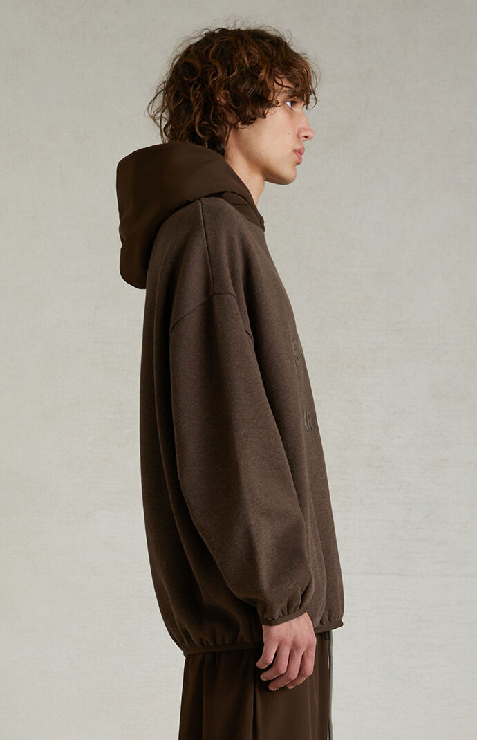 Fear of God ESSENTIALS Heather Wood Nylon Fleece Hoodie