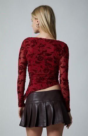 Hannah Burnout Long Sleeve Top image number 5