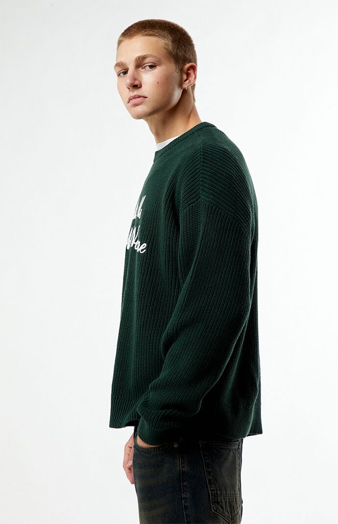 Pacsun Call Me By My Name Ribbed Crew Neck Sweater