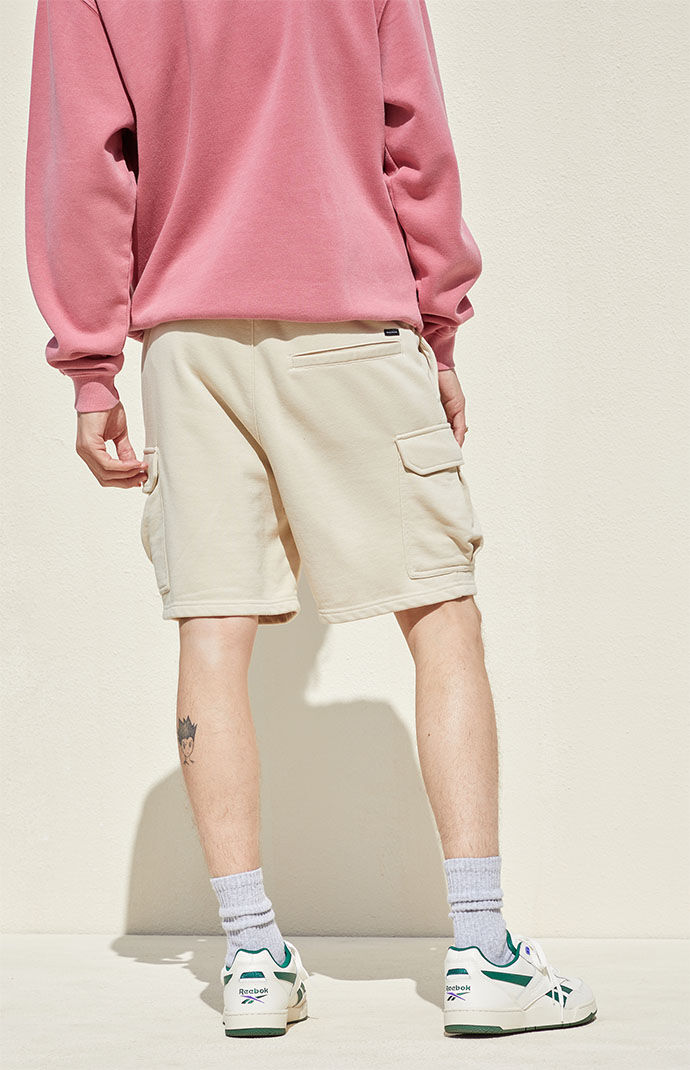 Fleece cargo sweat shorts online