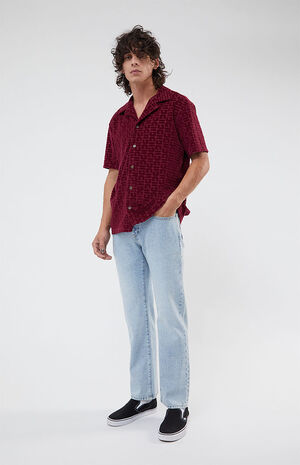 Jacquard Velour Woven Shirt image number 4