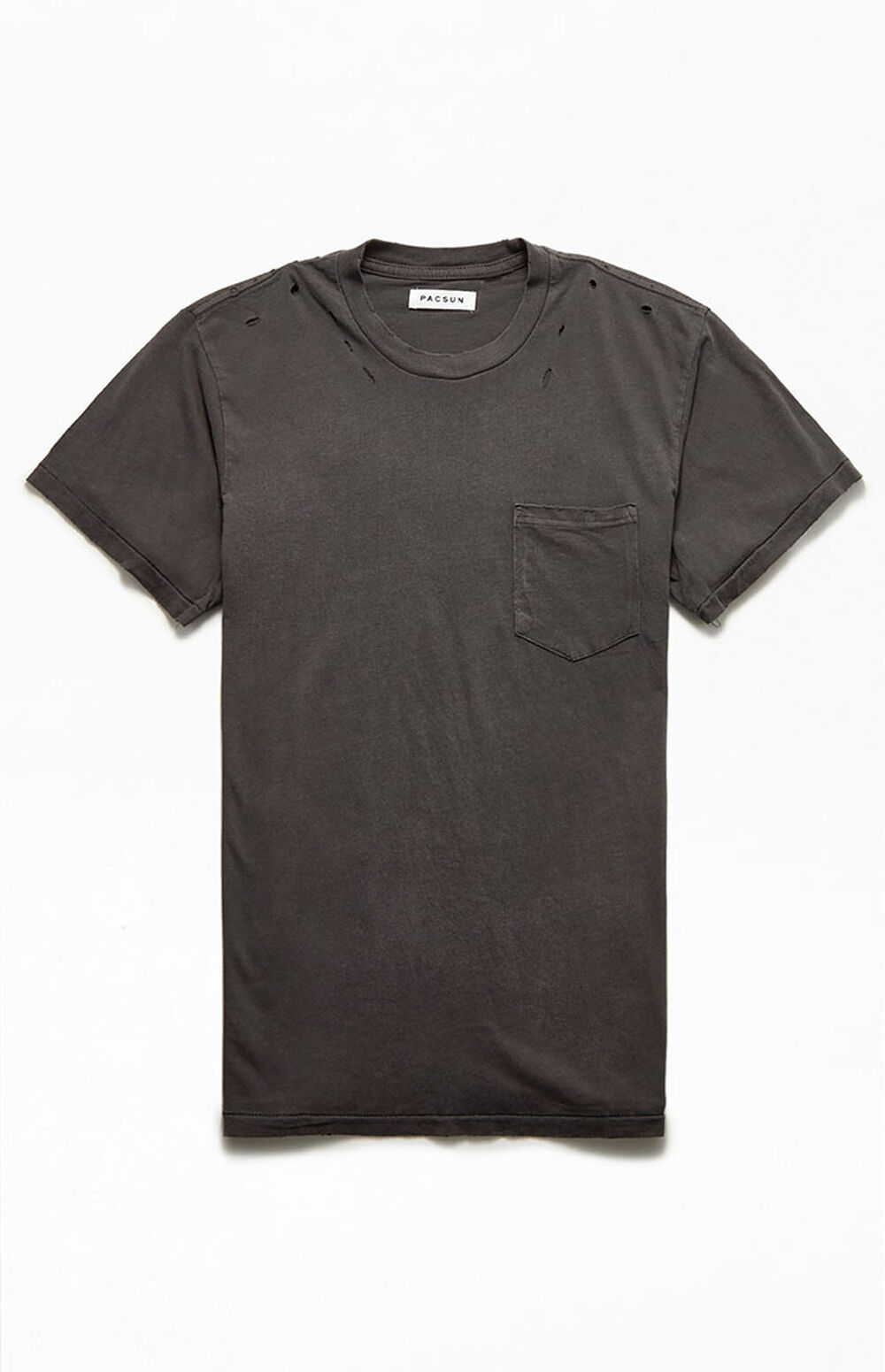 PacSun Distressed Pocket TShirt PacSun