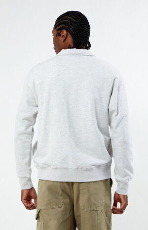 Slate Quarter Zip Fleece Sweatshirt image number 4