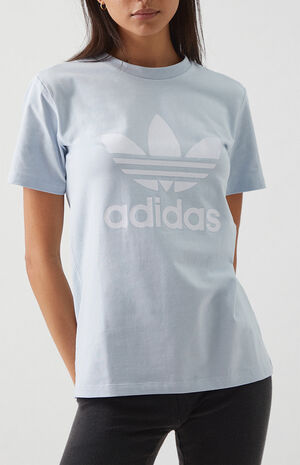 Light Blue Trefoil T-Shirt Light Blue Trefoil T-Shirt image number null