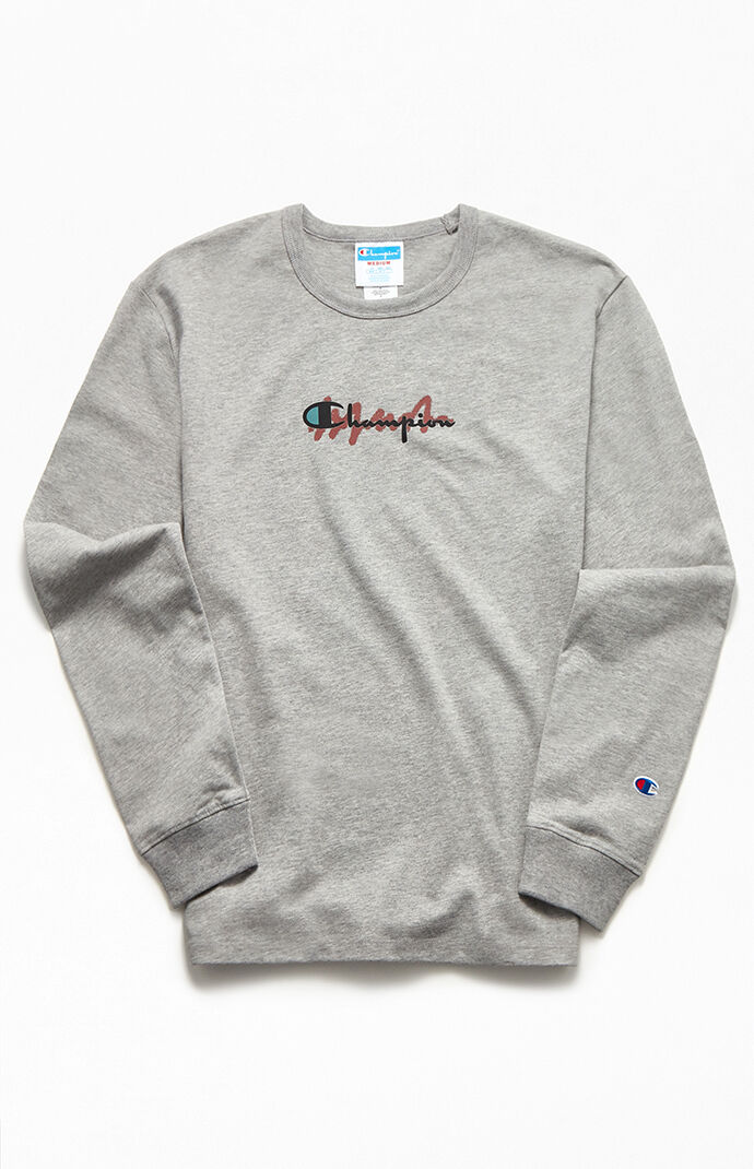 Stacked Scribble Long Sleeve T-Shirt