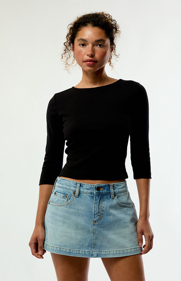 Billabong Micro Moment Jean Mini Skort