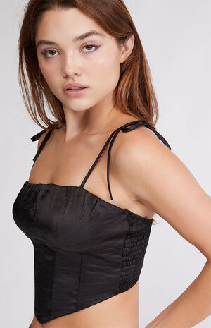 Tie Strap Corset Top image number 2