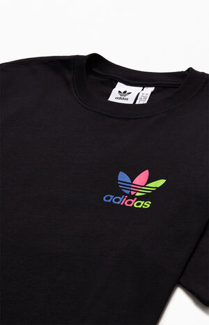 Tricolor Trefoil Short Sleeve T-Shirt image number 3