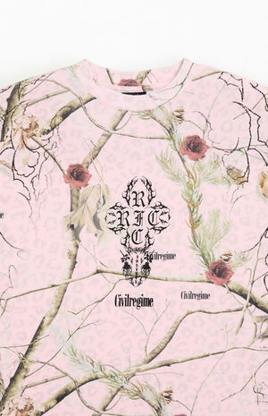 Pink Concrete Forest Acot T-Shirt image number 3