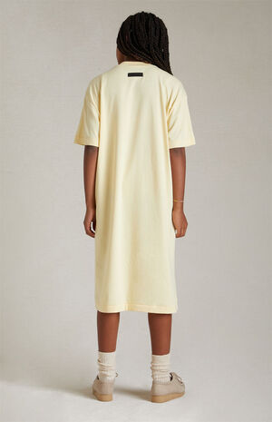 Essentials Garden Yellow 3/4 Sleeve T-Shirt Dress image number 3