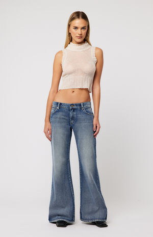 Keira 99 Low Rise Baggy Flare Jeans image number 4