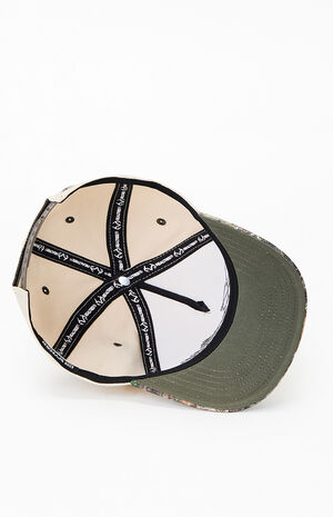 Realtree Camo Script Sport Club Snapback Hat image number 5