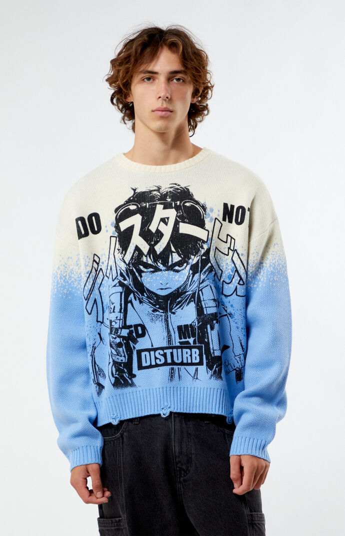 Pacsun Do Not Disturb Cropped Sweater | Pacsun