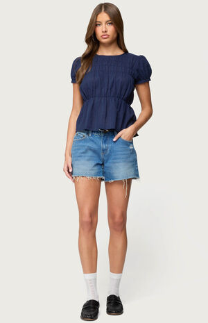 Maricella Gathered Tiered Top image number 4