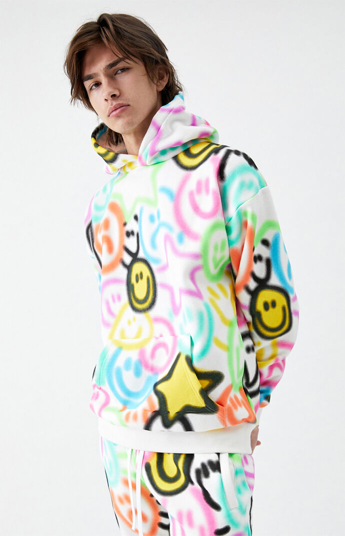 Pacsun smiley hoodie online