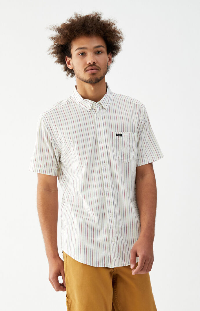Cassidy Stripe Woven Camp Shirt