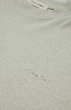 Heather Oatmeal Classic Long Sleeve T-Shirt image number 5