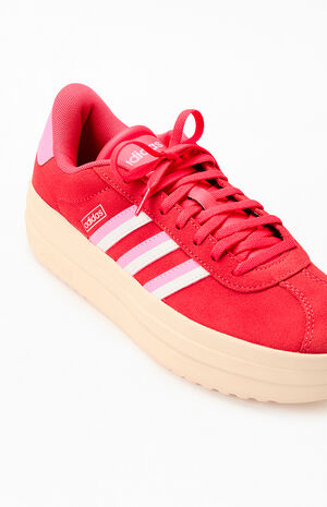 Women's Red VL Court Bold Sneakers image number 6