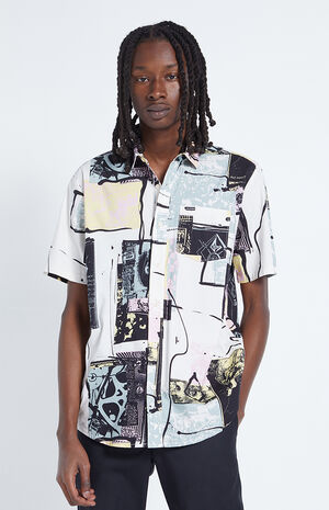 Entertainment Woven Button Down Shirt image number 1