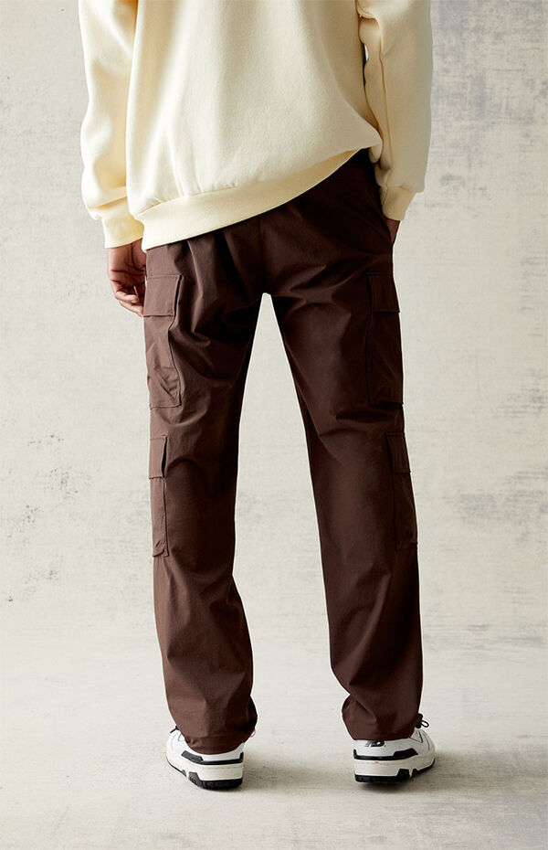 Brown Performance Cargo Pants