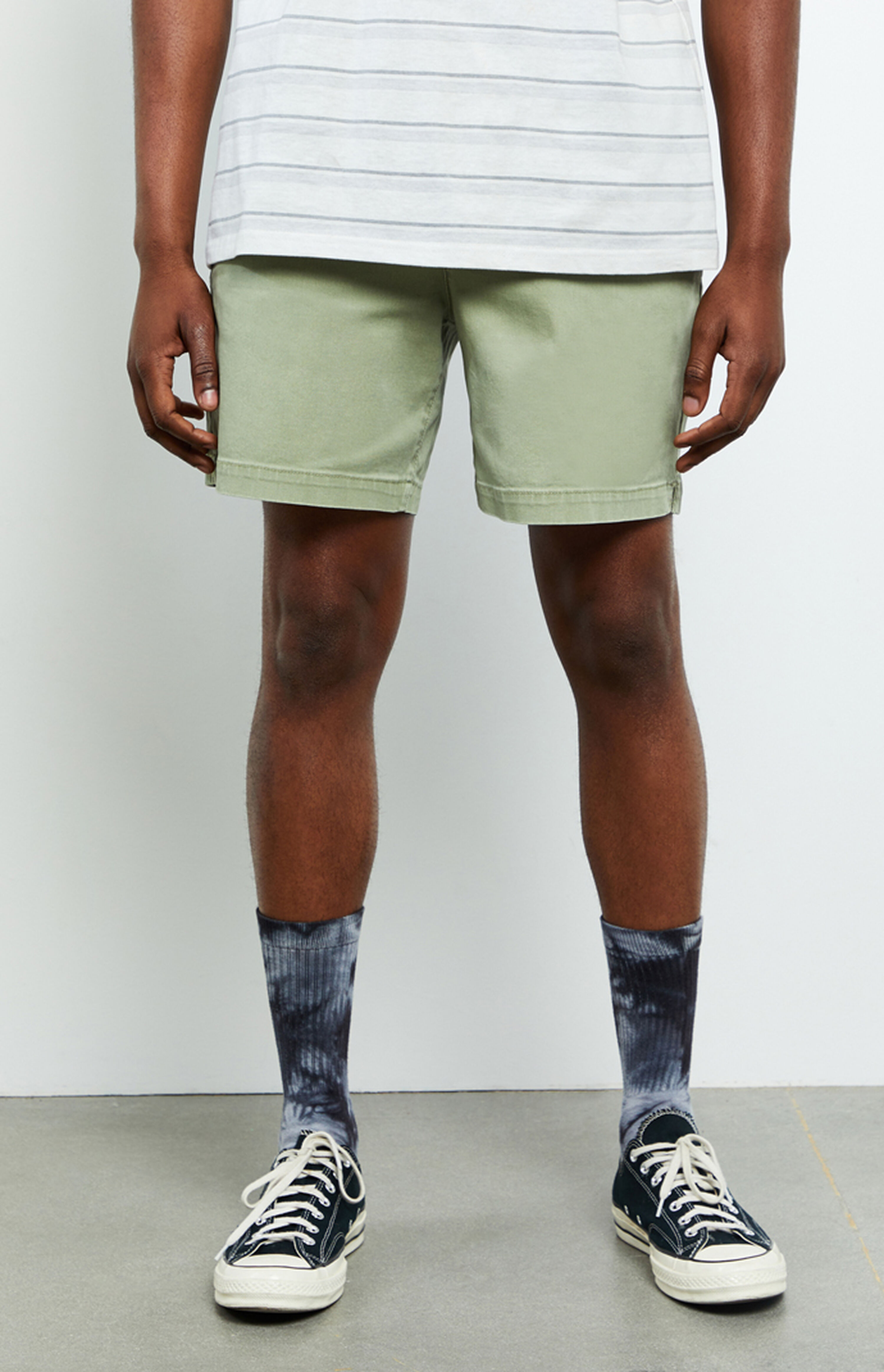 PacSun Stretch Twill Volley Shorts PacSun