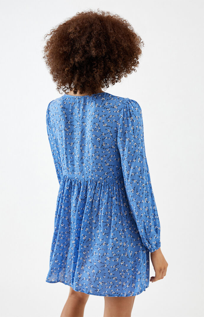 Double Tie Front Babydoll Dress