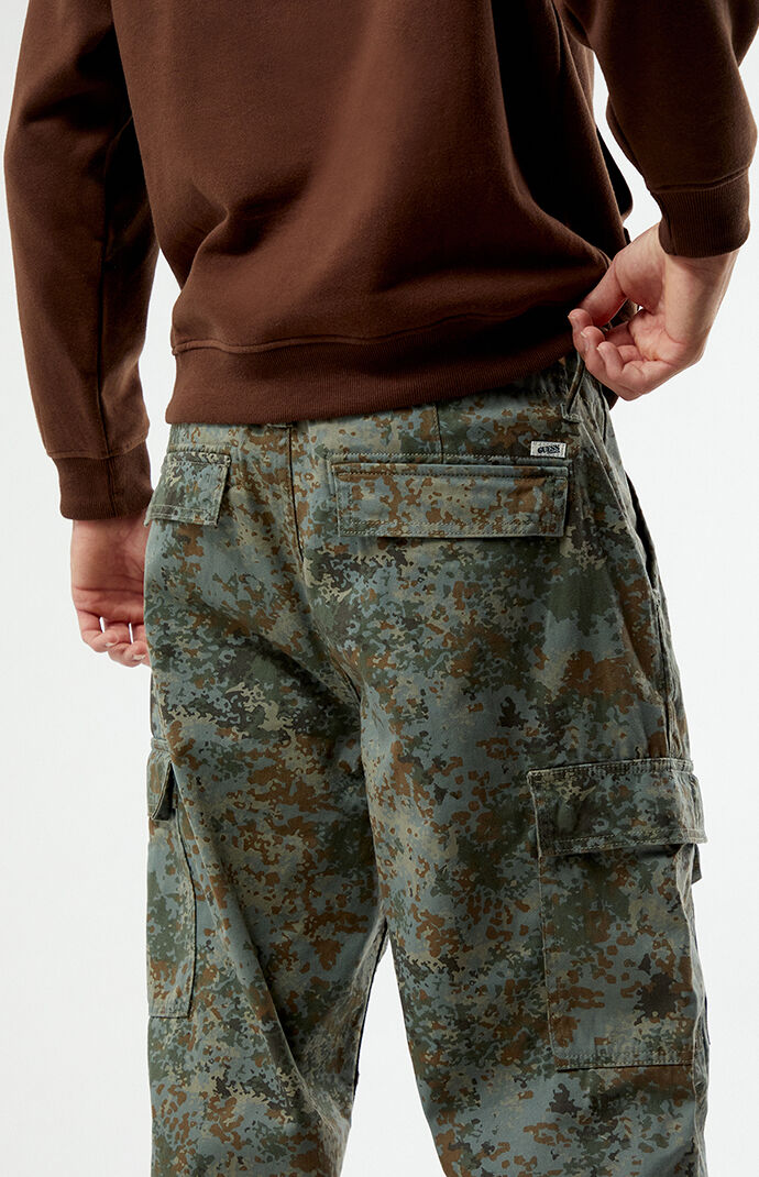 Guess Jeans Twill Camo Cargo Pants