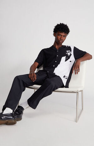 Scarface Woven Camp Shirt image number 2