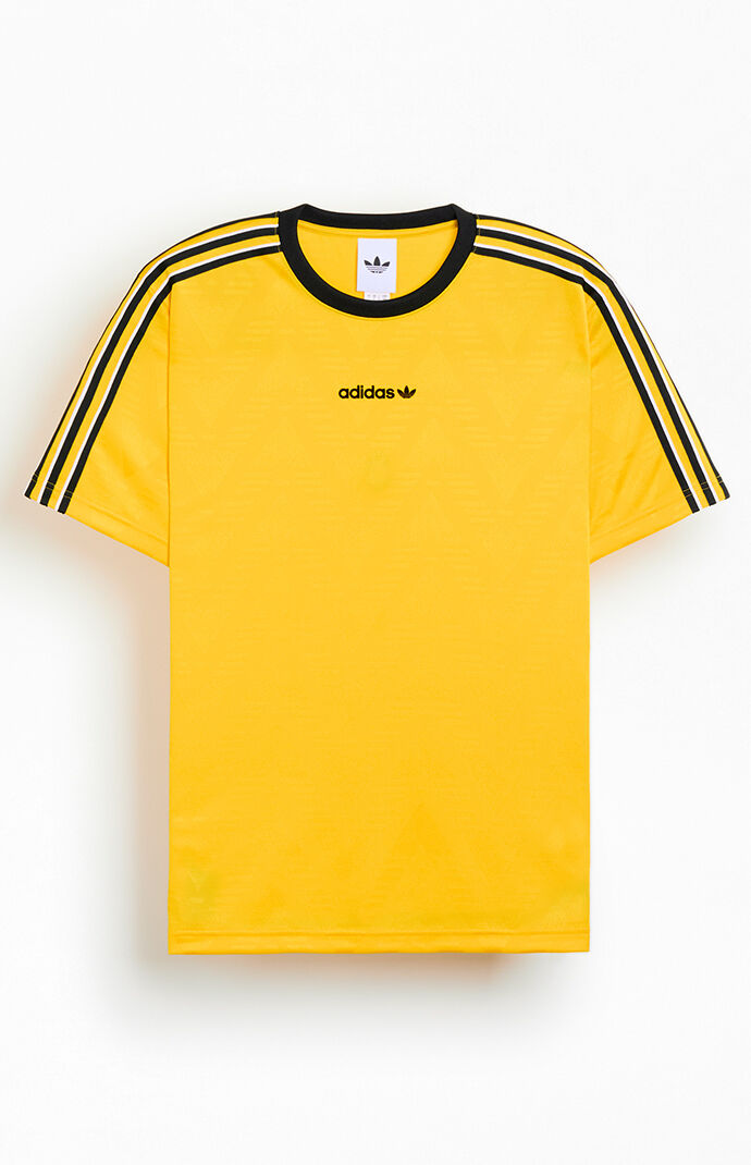 adidas Yellow Jacquard Jersey