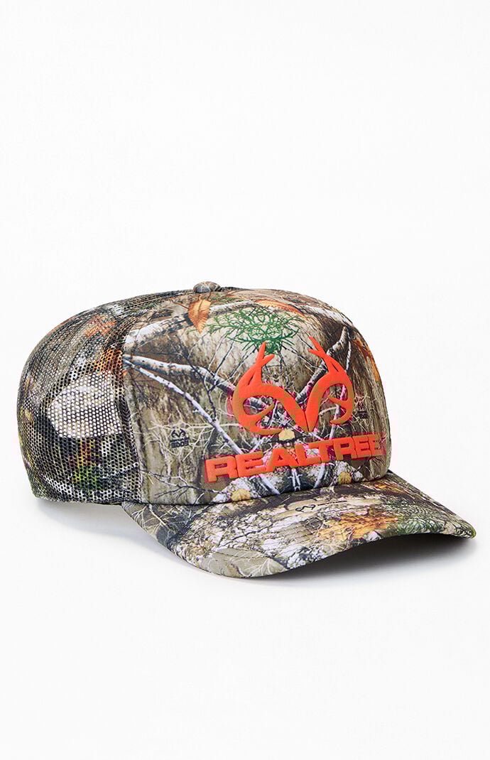 Center Stage Realtree Allover Camo Edge Foam Trucker Hat Center Stage Realtree Allover Camo Edge Foam Trucker Hat