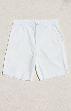 White Carpenter Shorts image number 1