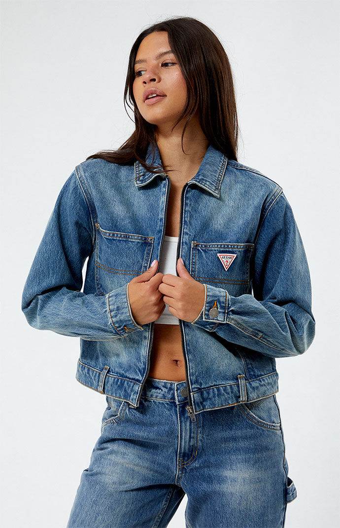 GUESS Originals Cropped Carpenter Denim Jacket | PacSun