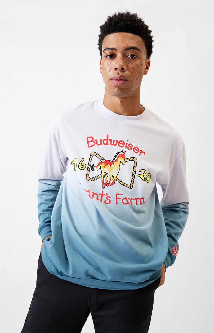 By PacSun Dip-Dyed Grant's Farm Long Sleeve T-Shirt