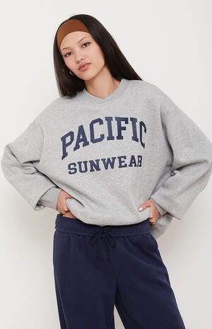 Pacific Sunwear Varsity Crew Neck Sweatshirt image number 1