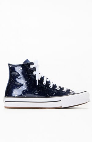Kids Chuck Taylor EVA Glitter All-Star Lift Platform High Top Shoes