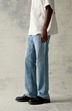 Straight Indigo Comfort Stretch Jeans image number 3