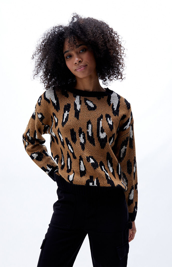 MinkPink Latifah Instarsia Sweater PacSun