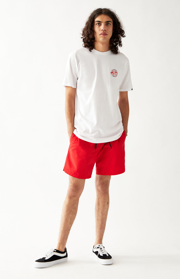 Red Primary Volley Shorts