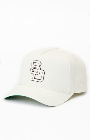 San Diego Padres Chrome 9FORTY Tonal Snapback Hat image number 4