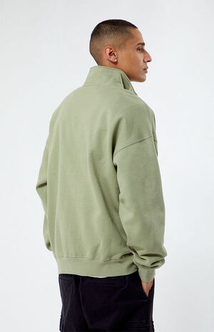By PacSun Mode Quarter Zip Sweatshirt image number 4