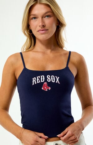 x MLB Boston Red Sox Sculpted Tank Top image number 4