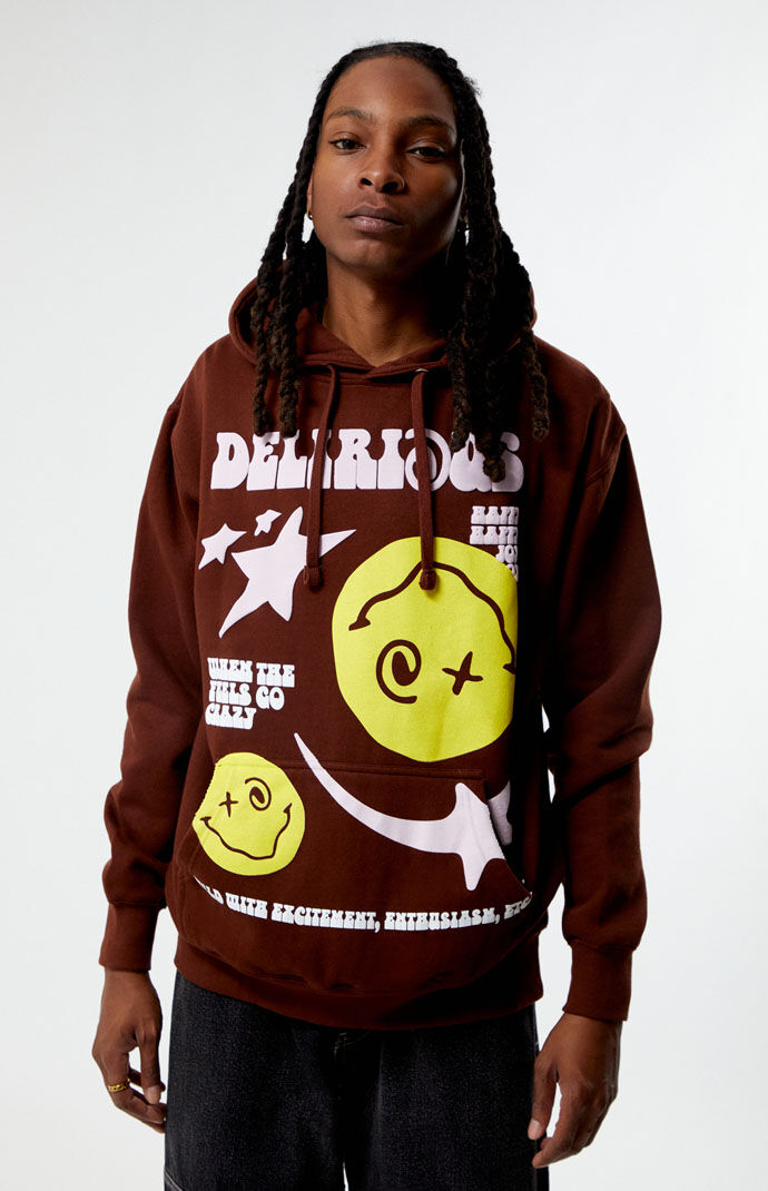 Pacsun smiley hoodie new arrivals