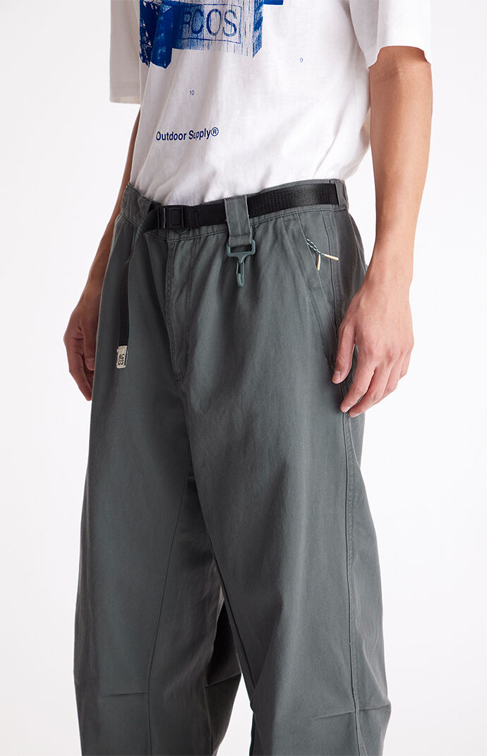 【COLOR iN ID】belt nylon cargo pants color nylon cargo pants - nutellike | 60% - Asian Fashion