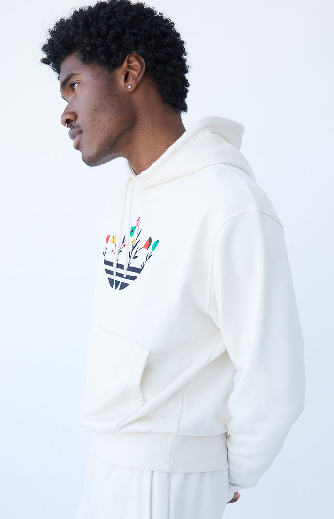 Organic Floral Trefoil Hoodie