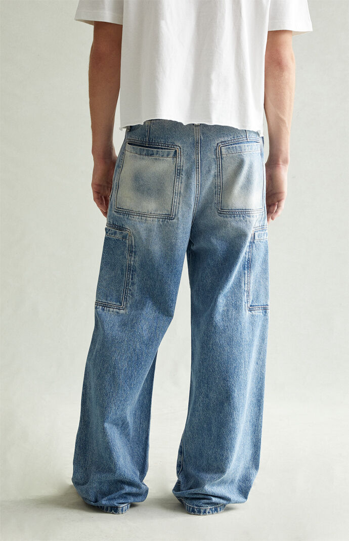 Pacsun Blake Extreme Baggy Jeans Cargo Light Blue Tint | PacSun