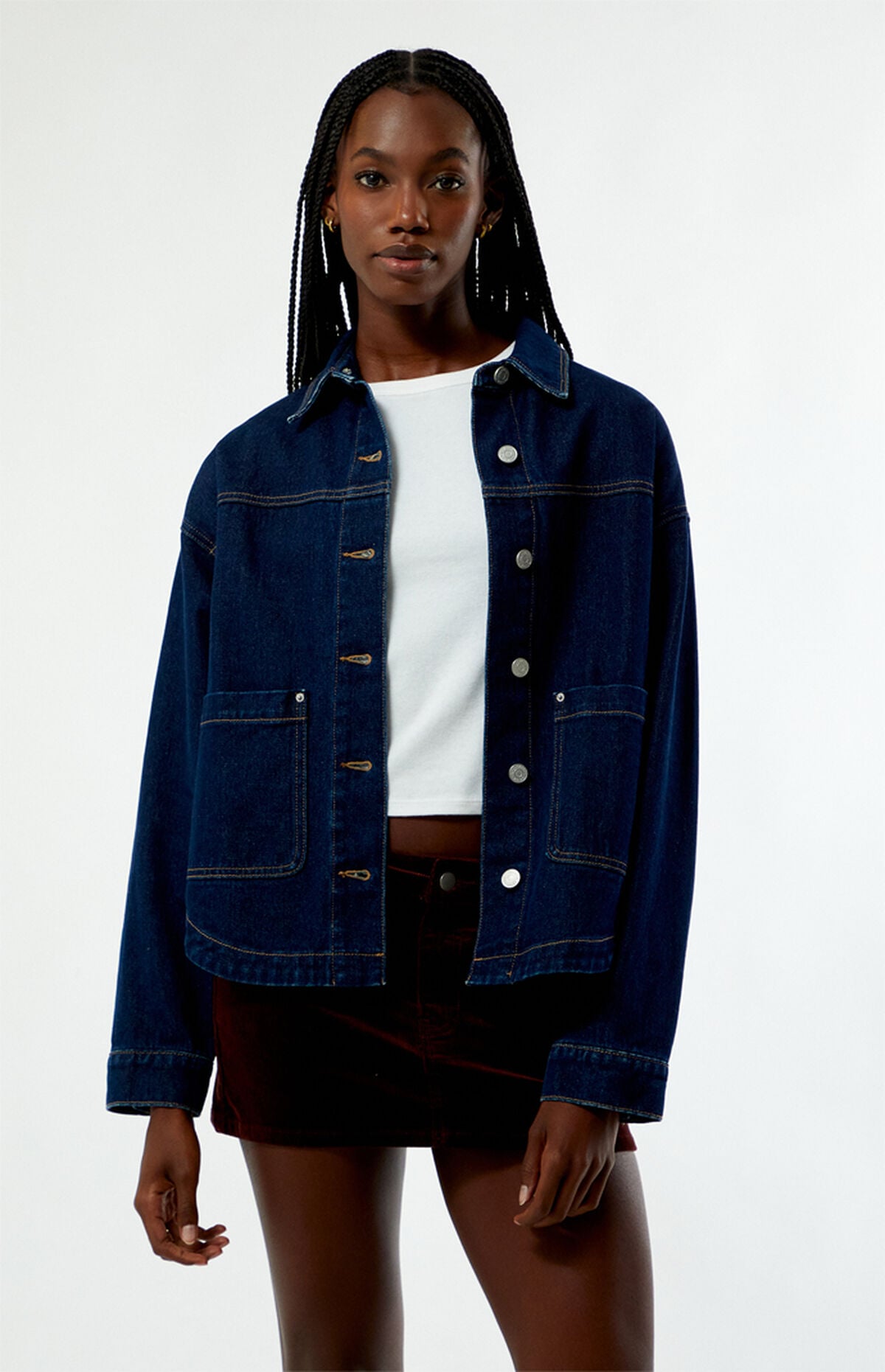 Dark Indigo Kirby Denim Shacket