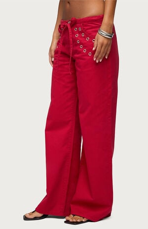 Kala Grommet Low Rise Baggy Jeans image number 2