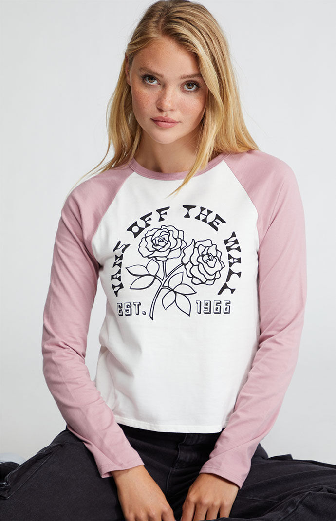 Vans rose shirt womens top