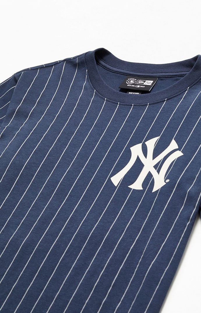 New Era Pinstripe Yankees T Shirt PacSun