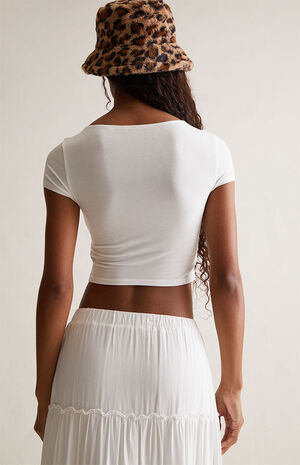 Sculpting Hazel Fitted Scoop Top image number 7